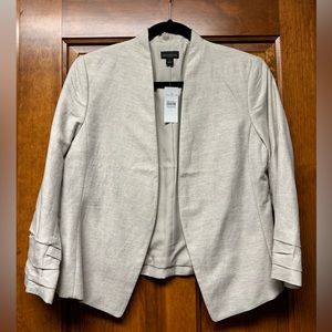Ann Taylor Tan/Cream Blazer NWT Size Small